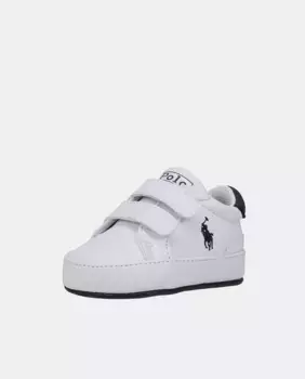 Heritage Court II EZ Бэби Бой Ботинки Polo Ralph Lauren, белый