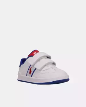 Heritage Court III T-toe EZ Кроссовки для мальчика Polo Ralph Lauren, белый