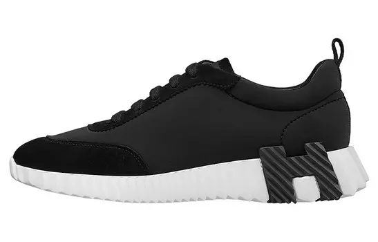 HERMES Bouncing Lifestyle Shoes Women's Low-top Black
