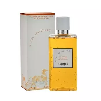 Hermes Eau Des Merveilles Гель для душа для женщин для тела 200 мл, Hermгёs