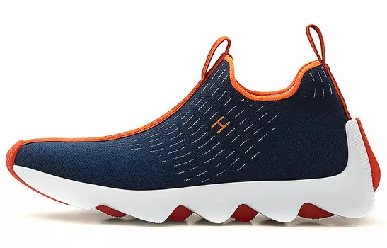 HERMES Eclair Lifestyle Shoes Men Low-top Navy