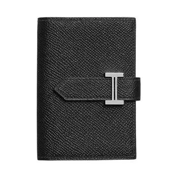 HERMES Кошелек Bearn Lambskin Small Unisex 89 Noir Black