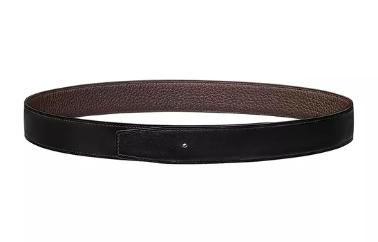 HERMES Ремень женский из коровьей кожи Togo, цвет темно-шоколадный, ширина 3,2 см