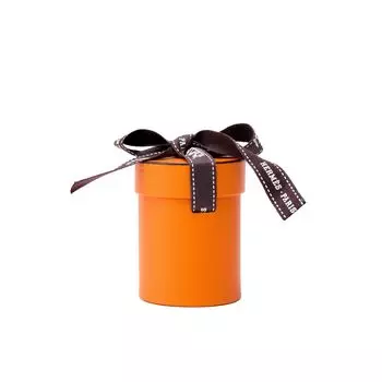 HERMES Шелковый шарф унисекс бежевый/оранжевый/желтые