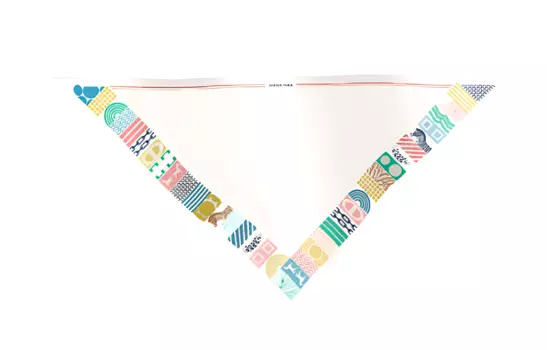 HERMES Шелковый шарф женский белые