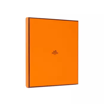 HERMES Шелковый шарф женский синего цвета