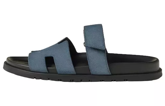 Hermes Шипровые шлепанцы для мужчин