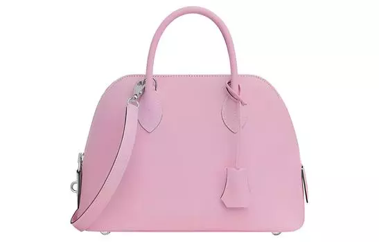 HERMES Сумка для боулинга Bolide Epsom из телячьей кожи, сумка через плечо, женская, X9, мальвовый фиолетовый