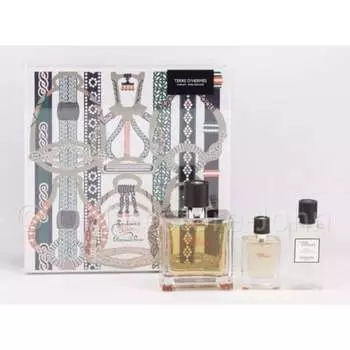 Hermes Terre d'Hermes Set 75ml + 12.5ml EDP + 40ml After Shave Pure Perfume Herms