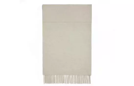 HERMES Вязаный шарф мужской бежевые