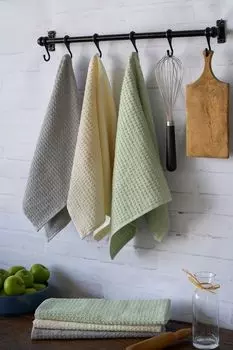 Hermia Concept, Carmen, набор полотенец для мытья посуды (6 шт.), зеленый, 100% ХЛОПОК, 40 x 66 см