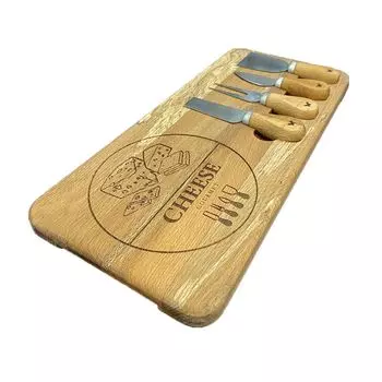 Hermia Concept, UP00893, набор ножей (6 шт.), натуральный, дерево, 13 х 3 см