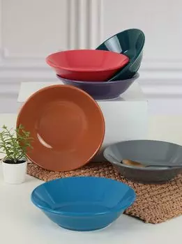 Hermia, X0001357100000, набор тарелок (6 шт), 100% КЕРАМИКА, 18 х 18 см Hermia Concept