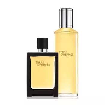 Herms Hermes Terre EDP Spray многоразового использования 30 мл с заправочной бутылкой 125 мл для мужчин