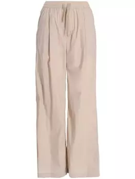 Herno брюки широкого кроя, нейтральный цвет