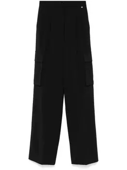 Herno брюки со складками, черный