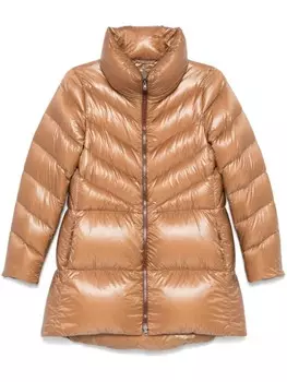 Herno длинный пуховик, коричневый