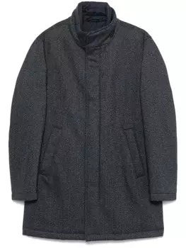 Herno длинный пуховик, синий