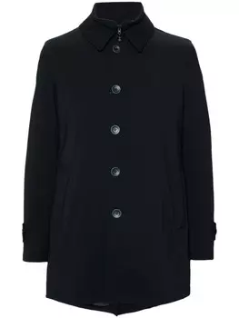 Herno длинный пуховик, синий