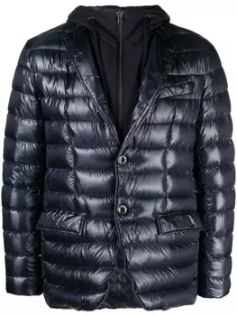 Herno дутый пиджак, синий