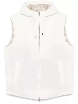 Herno дутый жилет, белый