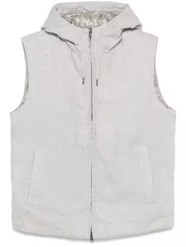 Herno дутый жилет, серый