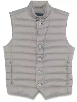 Herno дутый жилет, серый