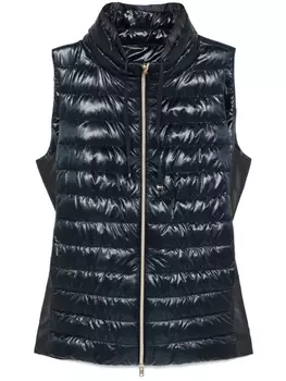 Herno дутый жилет, синий