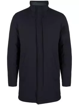 Herno двухслойный плащ, синий