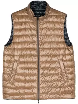 Herno двусторонний дутый жилет, нейтральный цвет