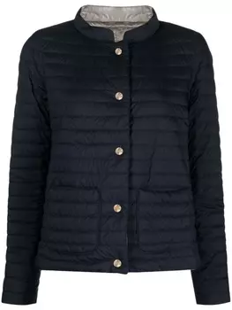 Herno двусторонняя стеганая куртка Nuage, синий