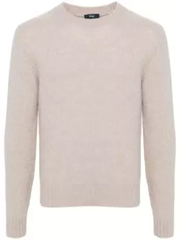 Herno фактурный свитер, нейтральный цвет