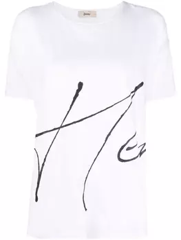 Herno футболка с логотипом, белый