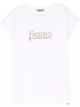Herno футболка с логотипом, белый