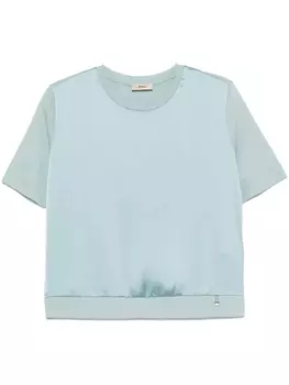 Herno футболка со вставками, синий