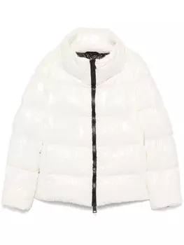 Herno глянцевый пуховик, белый