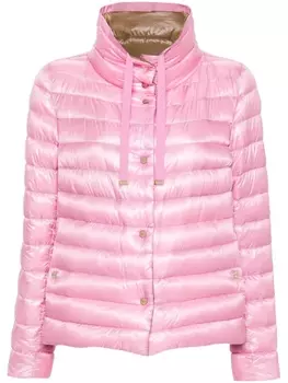 Herno глянцевый пуховик, розовый