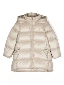 Herno Kids куртка с капюшоном, нейтральный цвет