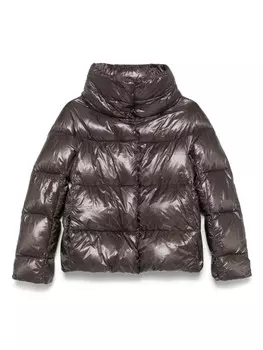 Herno Kids пуховик с логотипом, серый