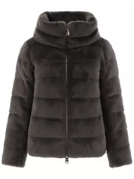 Herno куртка из искусственного меха, серый