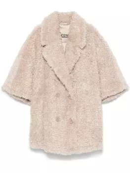 Herno куртка из искусственной овчины, нейтральный цвет