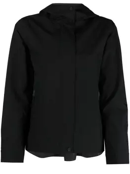 Herno куртка на молнии с капюшоном, черный