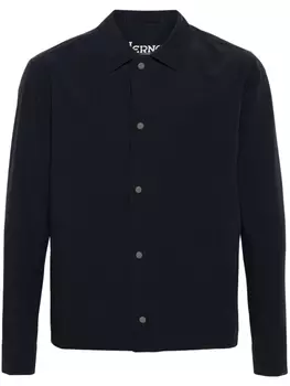Herno куртка-рубашка на кнопках, синий