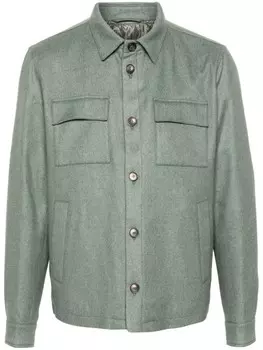 Herno куртка-рубашка на пуговицах, зеленый