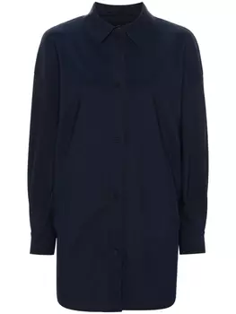 Herno куртка-рубашка с логотипом, синий