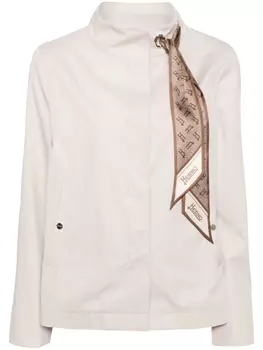 Herno куртка с декоративным платком, нейтральный цвет