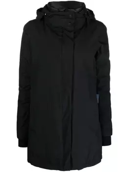 Herno куртка с капюшоном и логотипом, черный