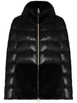 Herno легкий стеганый пуховик, черный