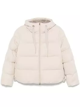 Herno меланжевый пуховик, серый