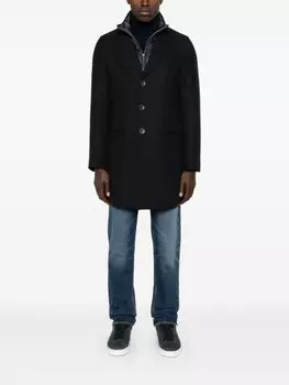Herno многослойное пальто, синий